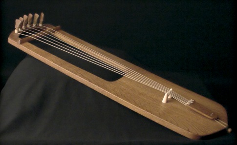 Reconstructed Germanic harp